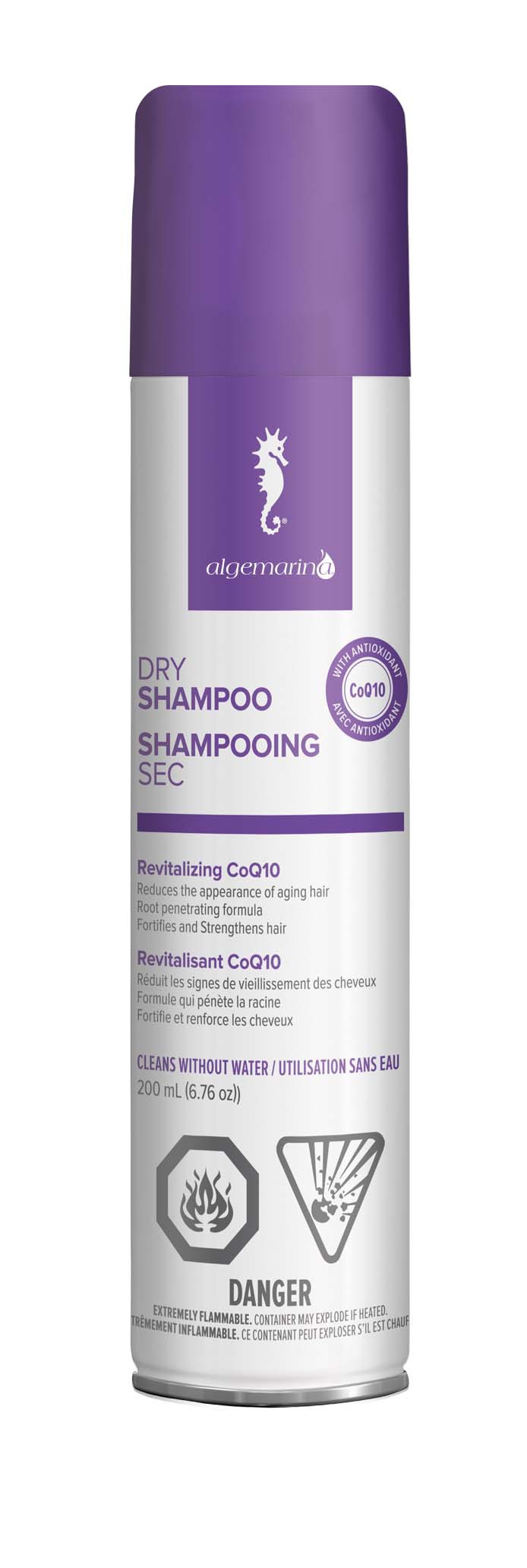 ALGEMARINA® – SHAMPOOING SEC – REVITALISANT CoQ10, 200 mL