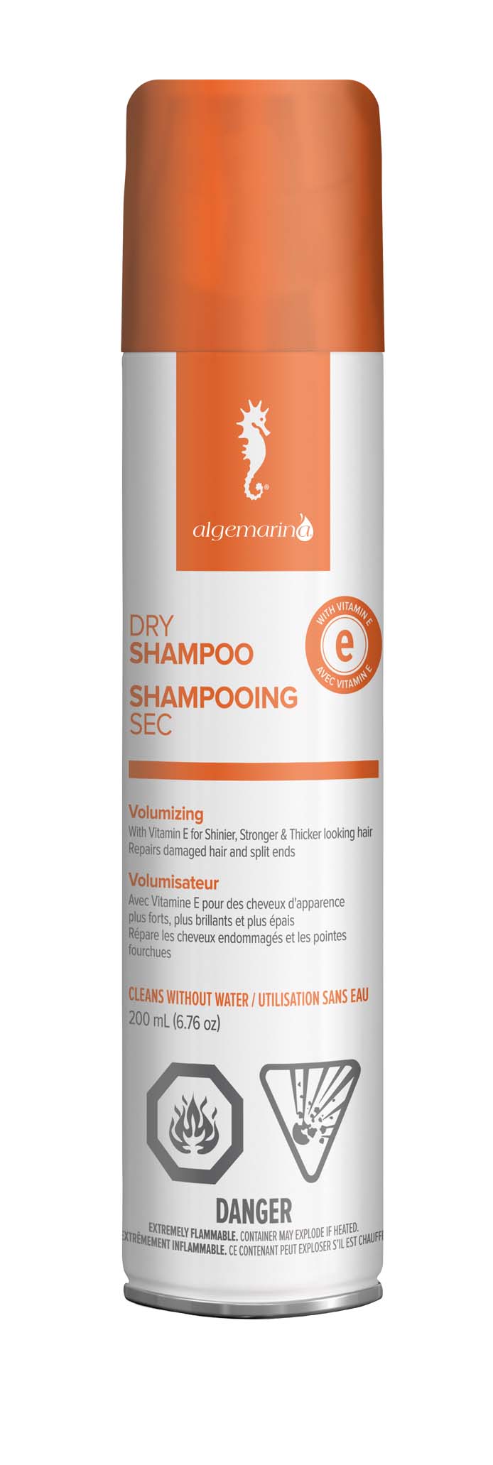 ALGEMARINA® – SHAMPOOING SEC – VOLUMISATEUR, 200 mL